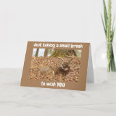 ONTSPANNEN HERT ZEGT GELUKKIG 60e VERJAARDAG Kaart (Voorkant)