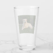 Ontspannen hond glas (Achterkant)