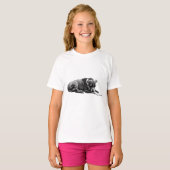 Ontspannen Hond Tee T-shirt (Voorkant volledig)