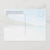 Ontspannen Huwelijksreis Strand, Maagdeneilanden N Briefkaart (Achterkant)