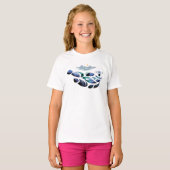 Ontspannen Ijsbeer T-shirt (Voorkant volledig)