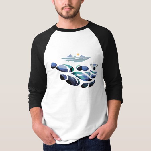 Ontspannen Ijsbeer T-shirt (Voorkant)