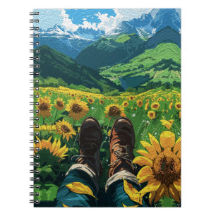 Ontspannen in Sunflower Paradise Notitieboek