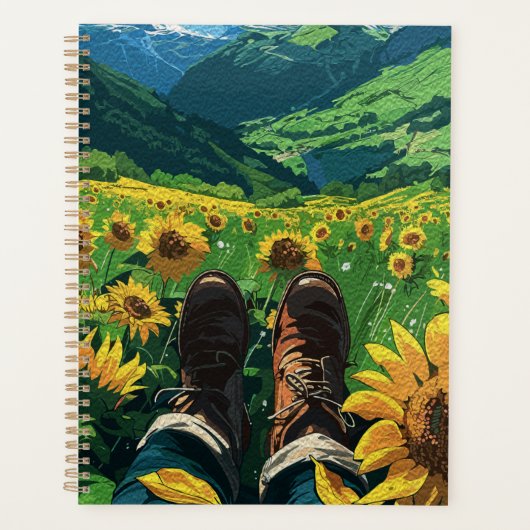Ontspannen in Sunflower Paradise Planner (Voorkant)