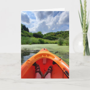 Ontspannen, Kajakvaren, Fotografie Gewoon hallo ze Kaart