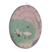 Ontspannen Kitten in de woonkamer Dartbord (Voorkant Links)