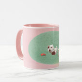 Ontspannen Kitten in de woonkamer Mok (Voorkant links)