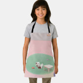 Ontspannen Kitten in de woonkamer Schort (Insitu)