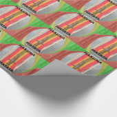 Ontspannen Konijn Vector Kunstwerk Print Design Cadeaupapier (Hoek)