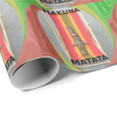 Ontspannen Konijn Vector Kunstwerk Print Design Cadeaupapier (Rol Hoek)