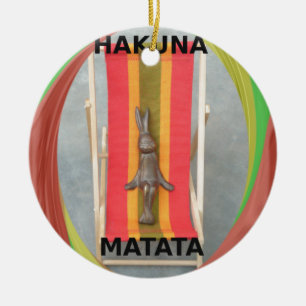 Ontspannen Konijn Vector Kunstwerk Print Design Keramisch Ornament