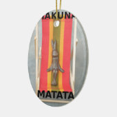 Ontspannen Konijn Vector Kunstwerk Print Design Keramisch Ornament (Links)