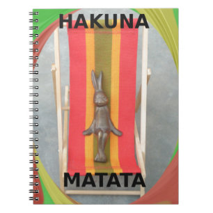 Ontspannen Konijn Vector Kunstwerk Print Design Notitieboek