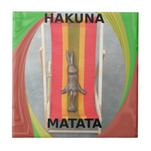 Ontspannen Konijn Vector Kunstwerk Print Design Tegeltje