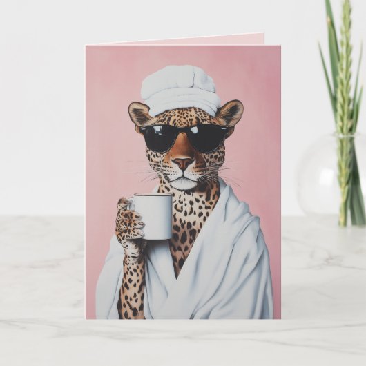 Ontspannen Leopard Morning Vibes (Voorkant)