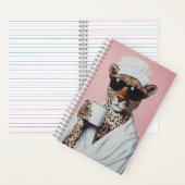 Ontspannen Leopard Morning Vibes Notitieboek (Binnen)