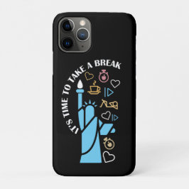 Ontspannen leuke gevulde chill vibes neem een pauz Case-Mate iPhone case
