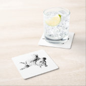 Ontspannen lijnen van Humor Kartonnen Onderzetters (Insitu)