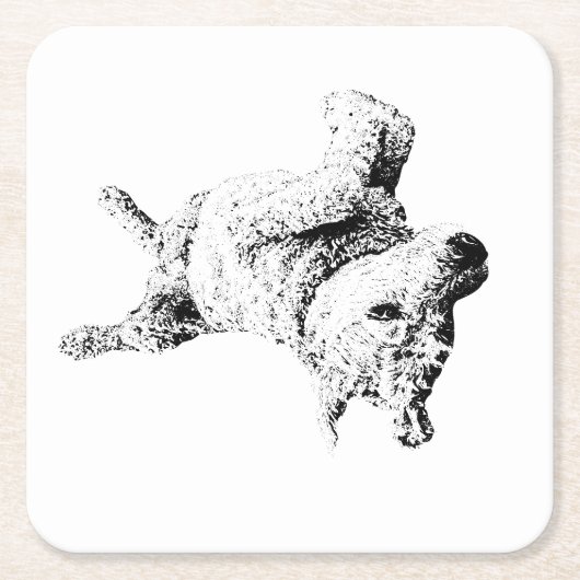 Ontspannen lijnen van Humor Kartonnen Onderzetters (Voorkant)