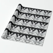 Ontspannen luchtvibes Hemelse Bunny Cadeaupapier (Uitgerold)