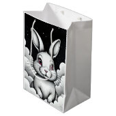 Ontspannen luchtvibes Hemelse Bunny Medium Cadeauzakje (Voorkant Gekanteld)