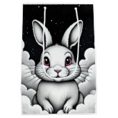 Ontspannen luchtvibes Hemelse Bunny Medium Cadeauzakje (Achterkant)