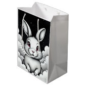 Ontspannen luchtvibes Hemelse Bunny Medium Cadeauzakje (Achterkant Gekanteld)