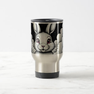 Ontspannen luchtvibes Hemelse Bunny Reisbeker