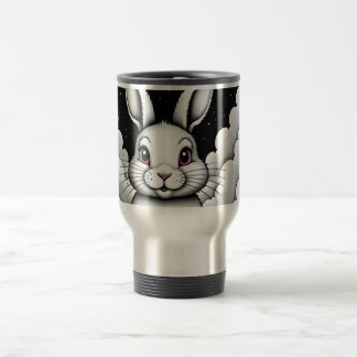 Ontspannen luchtvibes Hemelse Bunny Reisbeker