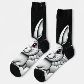 Ontspannen luchtvibes Hemelse Bunny Sokken (Links)