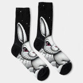 Ontspannen luchtvibes Hemelse Bunny Sokken (Rechts)