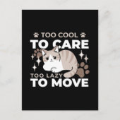 Ontspannen & Luie Vibes voor Cat Lovers Design Briefkaart (Voorkant)