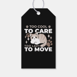 Ontspannen & Luie Vibes voor Cat Lovers Design Cadeaulabel