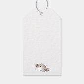 Ontspannen & Luie Vibes voor Cat Lovers Design Cadeaulabel (Achterkant)