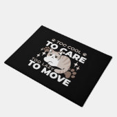 Ontspannen & Luie Vibes voor Cat Lovers Design Deurmat (Schuin)