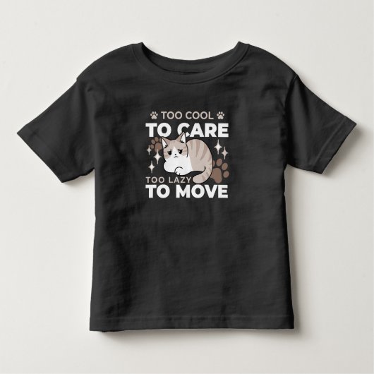 Ontspannen & Luie Vibes voor Cat Lovers Design Kinder Shirts (Voorkant)