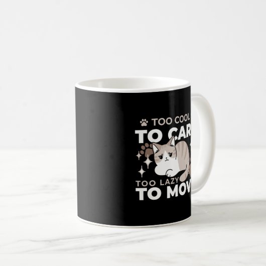 Ontspannen & Luie Vibes voor Cat Lovers Design Koffiemok (Voorkant rechts)