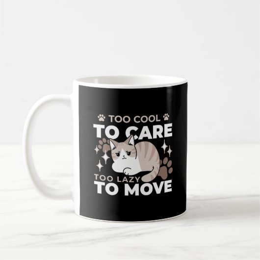 Ontspannen & Luie Vibes voor Cat Lovers Design Koffiemok (Links)
