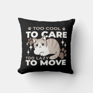 Ontspannen & Luie Vibes voor Cat Lovers Design Kussen