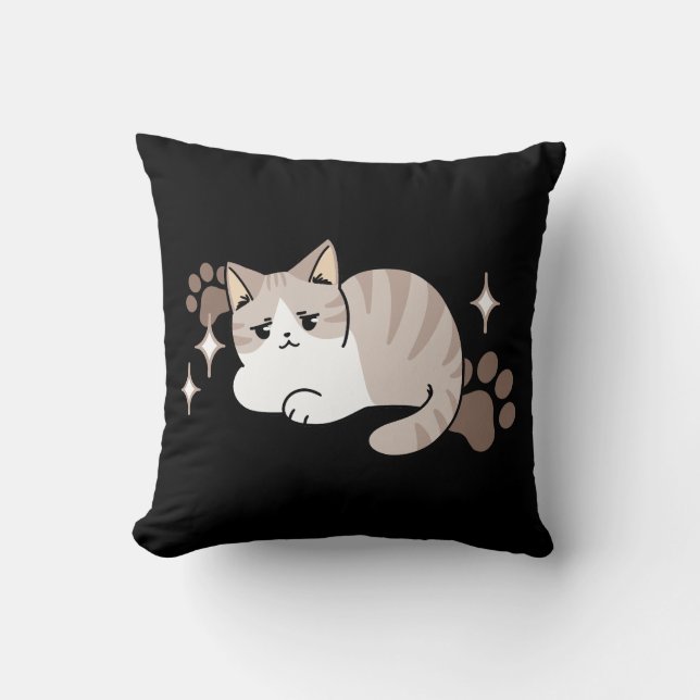 Ontspannen & Luie Vibes voor Cat Lovers Design Kussen (Voorkant)