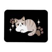 Ontspannen & Luie Vibes voor Cat Lovers Design Magneet (Horizontaal)