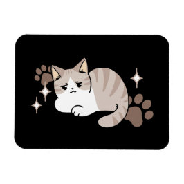 Ontspannen & Luie Vibes voor Cat Lovers Design Magneet