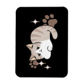 Ontspannen & Luie Vibes voor Cat Lovers Design Magneet (Verticaal)