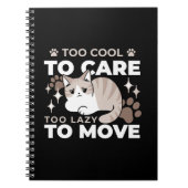 Ontspannen & Luie Vibes voor Cat Lovers Design Notitieboek (Voorkant)