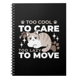 Ontspannen & Luie Vibes voor Cat Lovers Design Notitieboek