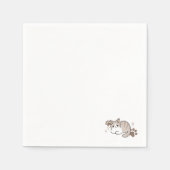 Ontspannen & Luie Vibes voor Cat Lovers Design Servet (Voorkant)