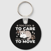 Ontspannen & Luie Vibes voor Cat Lovers Design Sleutelhanger (Voorkant)