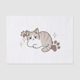 Ontspannen & Luie Vibes voor Cat Lovers Design Tissuepapier