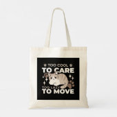 Ontspannen & Luie Vibes voor Cat Lovers Design Tote Bag (Achterkant)