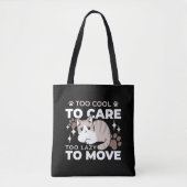 Ontspannen & Luie Vibes voor Cat Lovers Design Tote Bag (Voorkant)